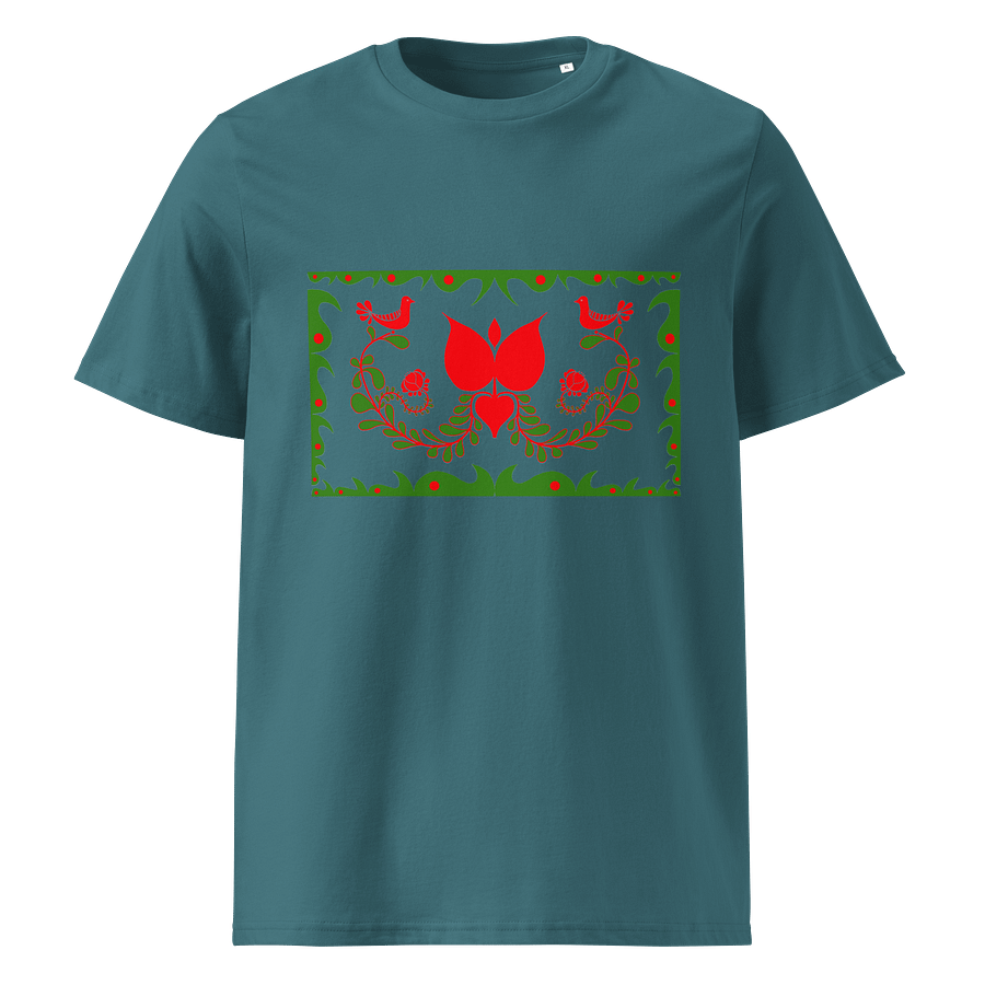Traditional Hungary Garden Unisex Organic T-Shirt product image (1)