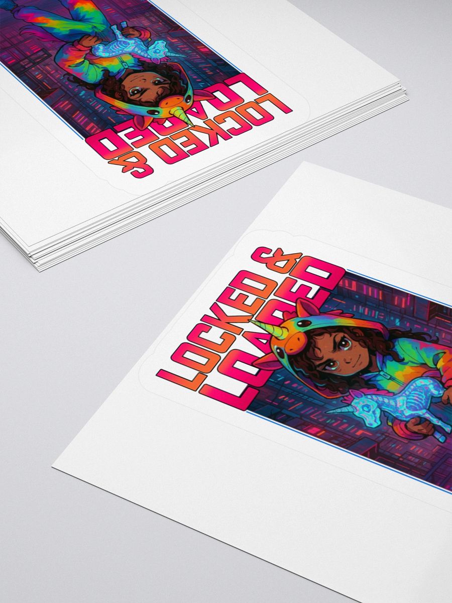 Locked & Loaded - Retro UnicornKid Cyberpunk product image (11)