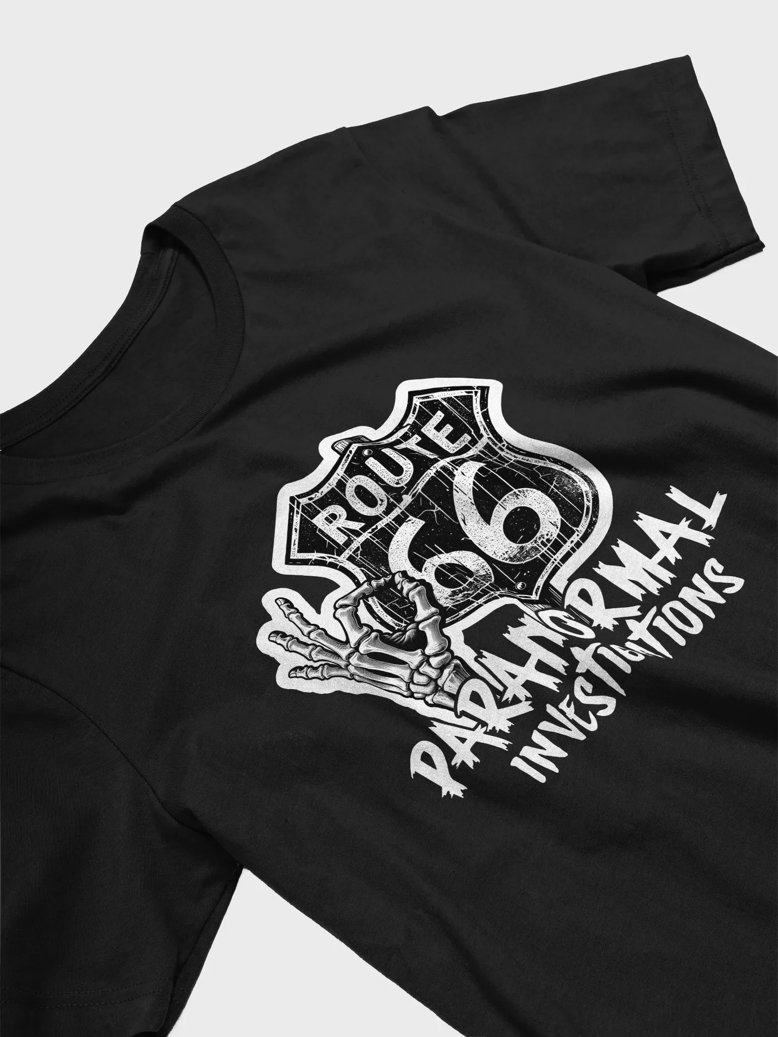 Vintage Route 666 Skeleton T-Shirt product image (25)