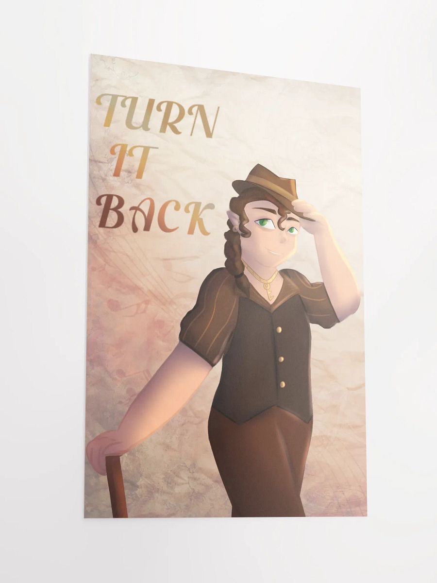 THE FIVE STAGES OF GRIEF BUT YOU'RE STILL ALIVE: Turn It Back Oil Painted Poster product image (4)