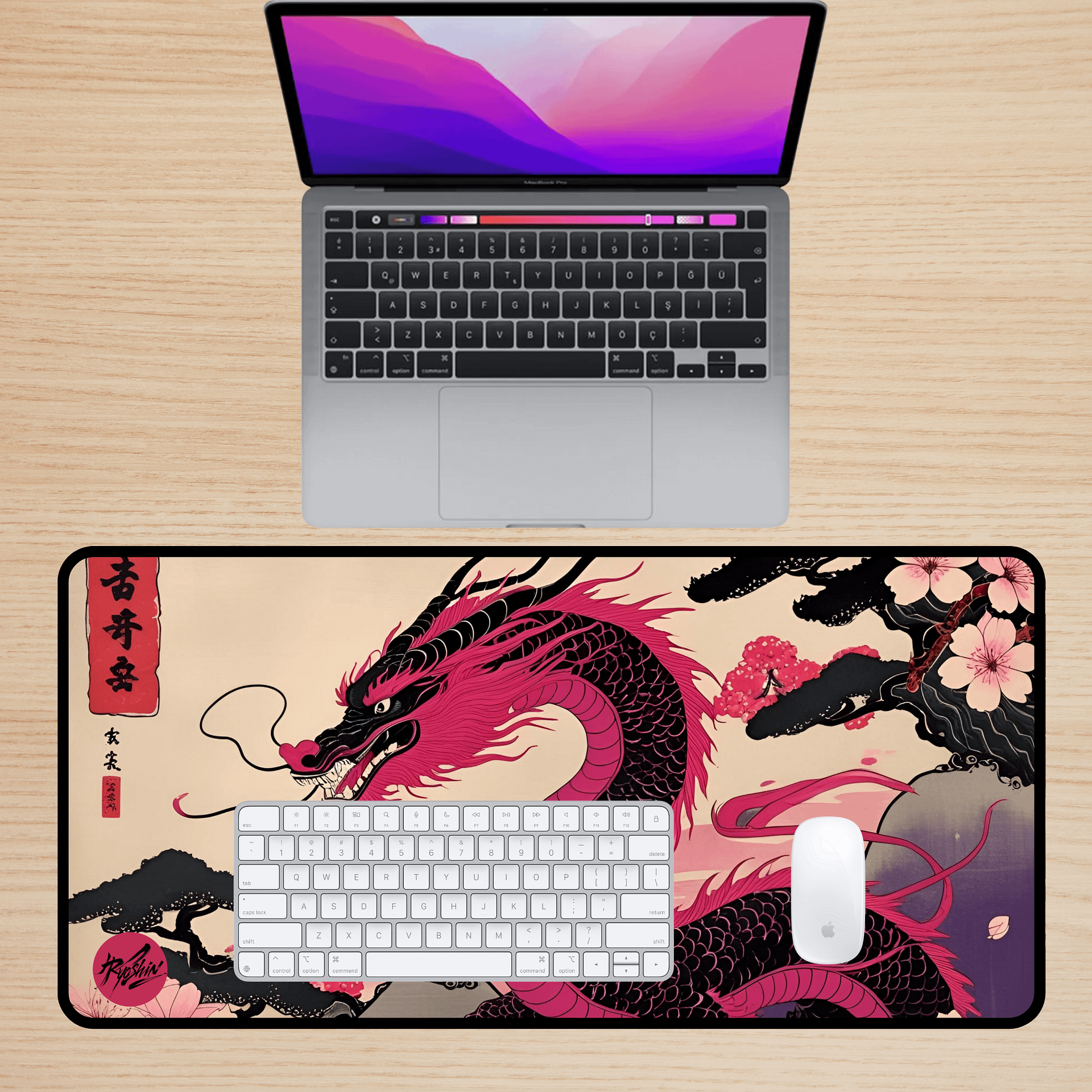 Ryoshin - Vibrant Spirit (Kassei no Tamashii), Ancient Ryū Collection, Desk Mat product image (3)