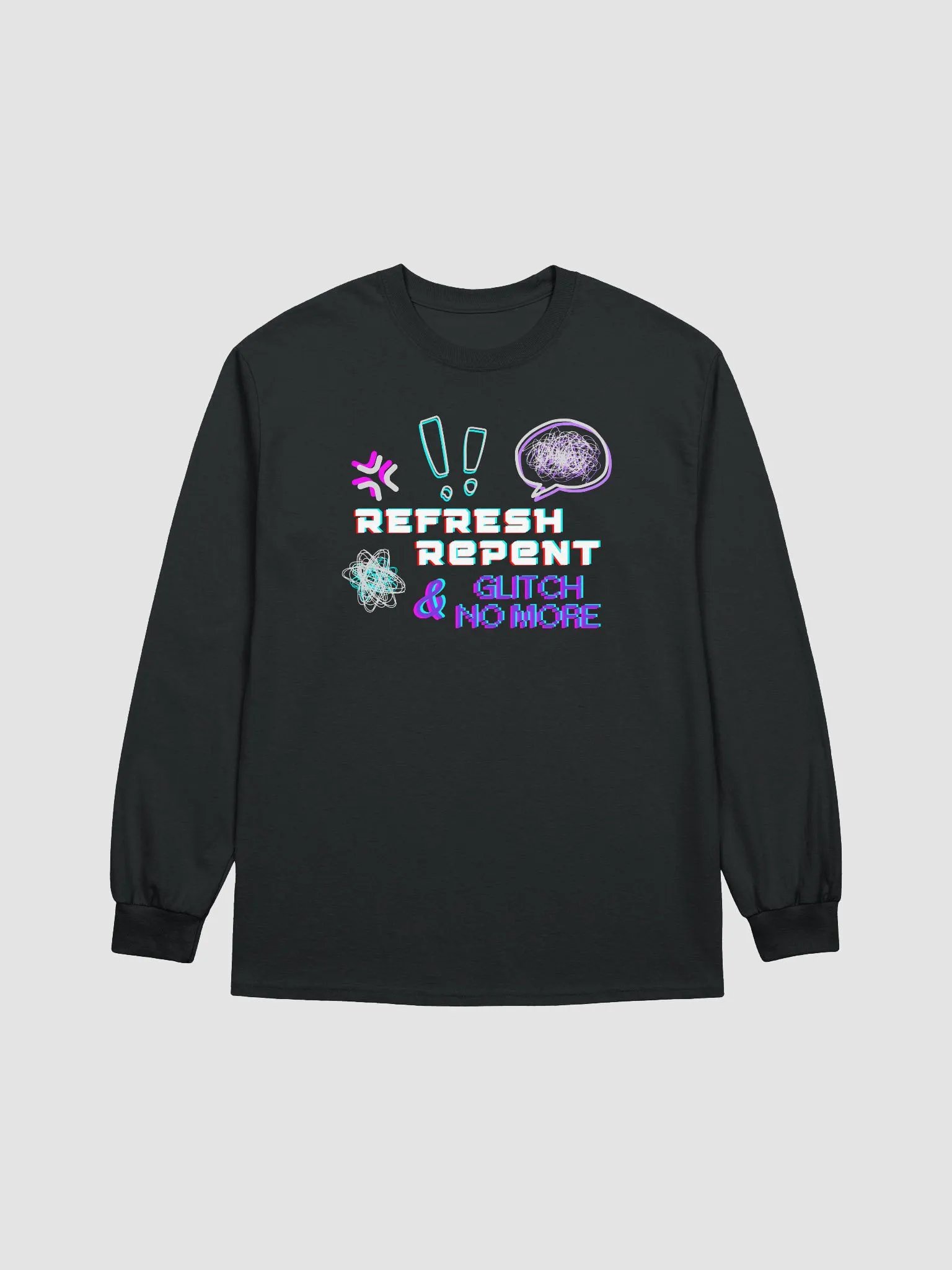 Crrissa - Glitch - Dark Long Sleeve product image (3)
