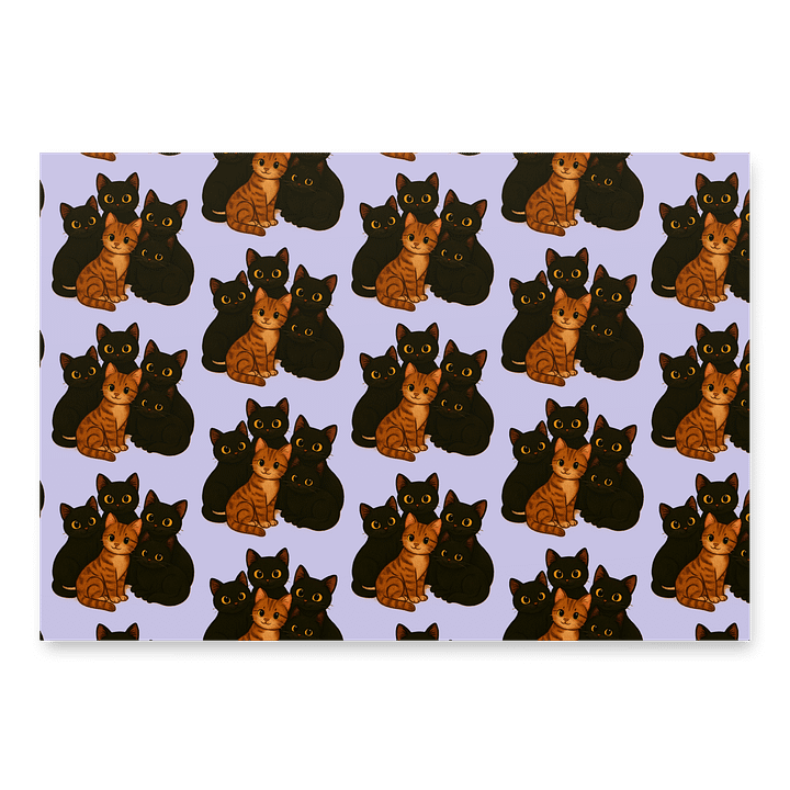 Funky Cartoon Character Wrapping Paper Set product image (1)