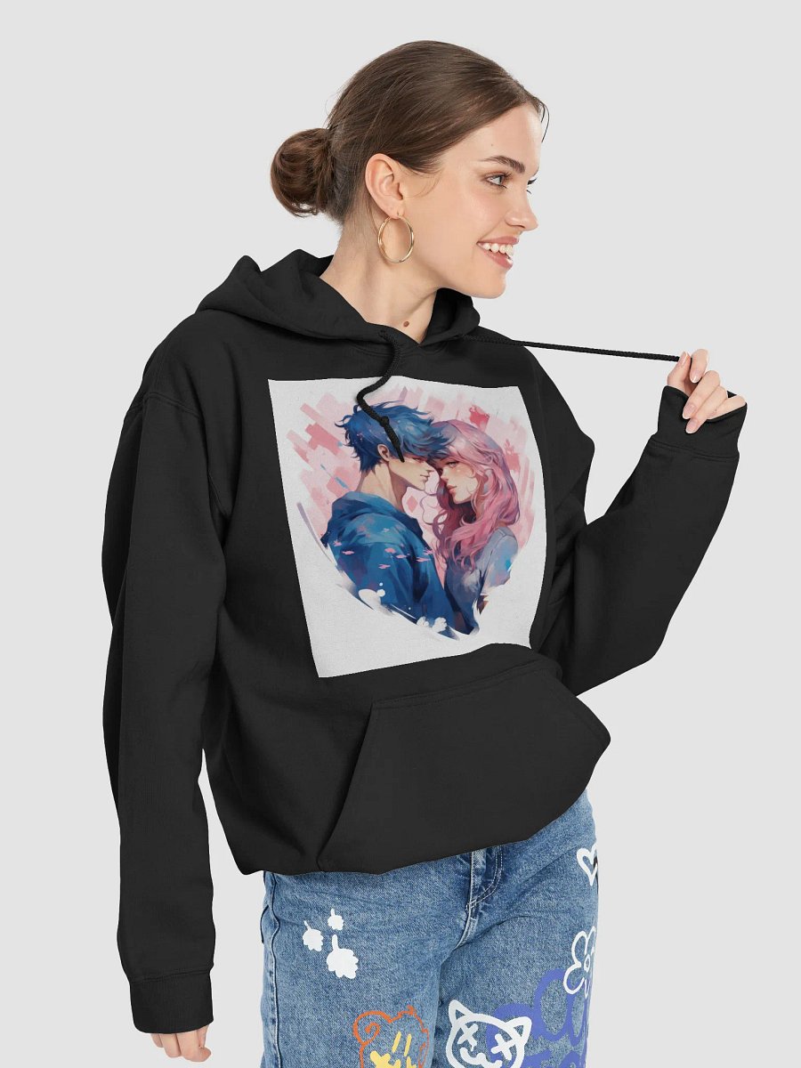 Eternal Gaze – Anime Romance Hoodie product image (7)
