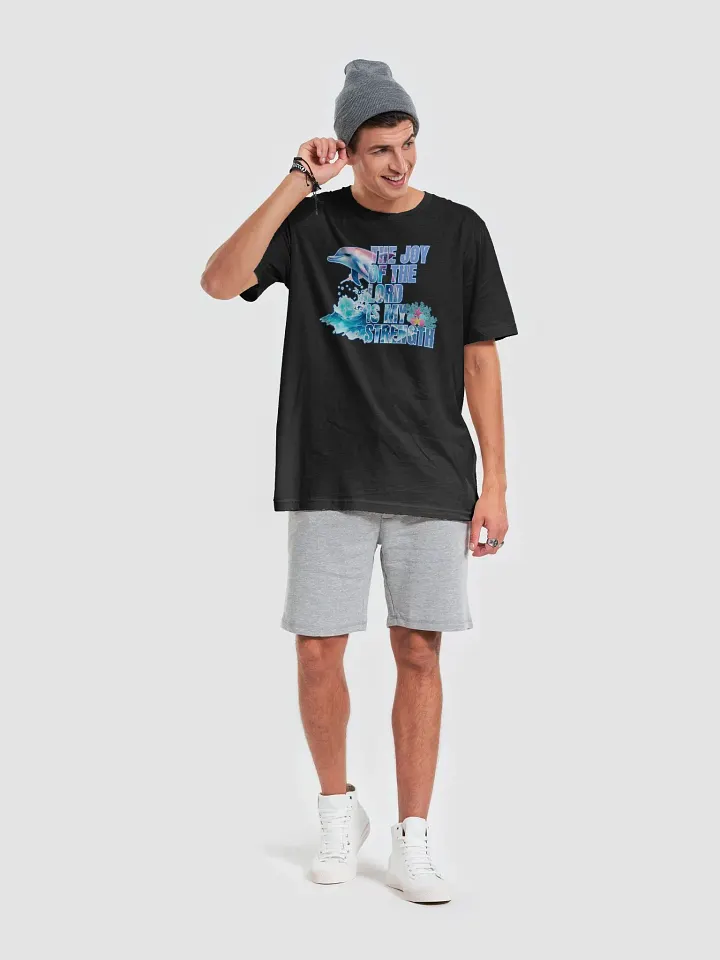 Inspirational Joy of the Lord is My Strength Dolphin Tee product image (2)