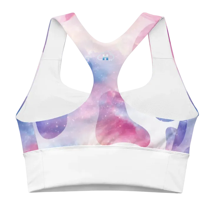 Crazy Cow Recycled Longline Sports Bra product image (2)