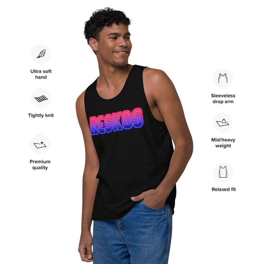 Gradient Reskos Men's Tank Top product image (12)