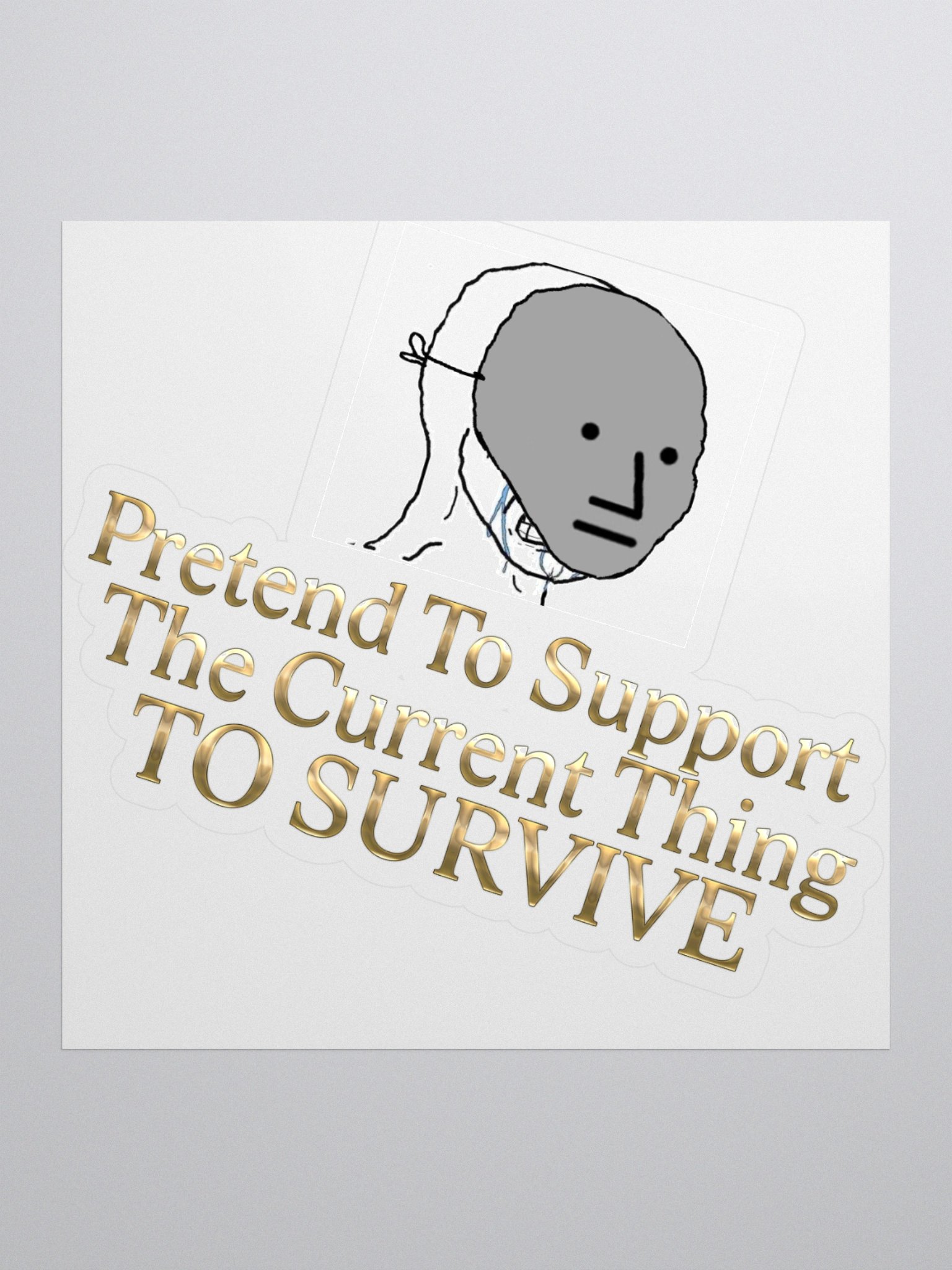 NPC Disguise Sticker product image (2)