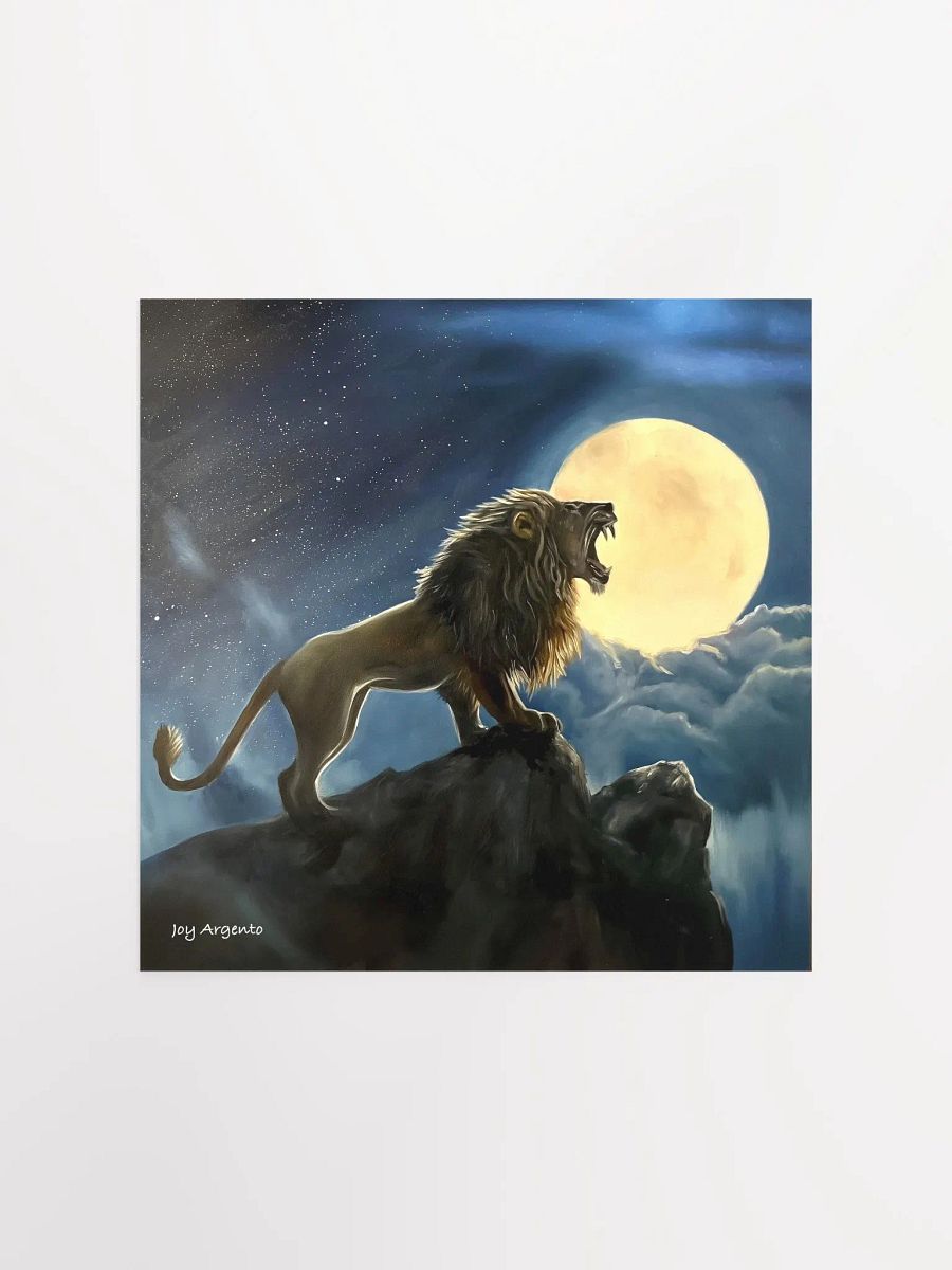 Lion and the Moon Prints product image (1)