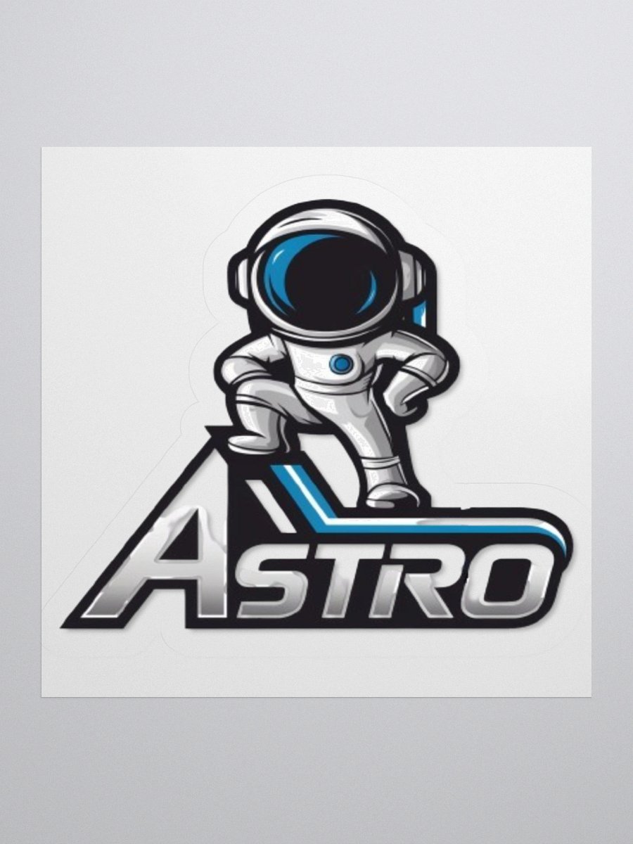Exclusive Astro Astronaut Vinyl Sticker - Space Exploration Design product image (1)