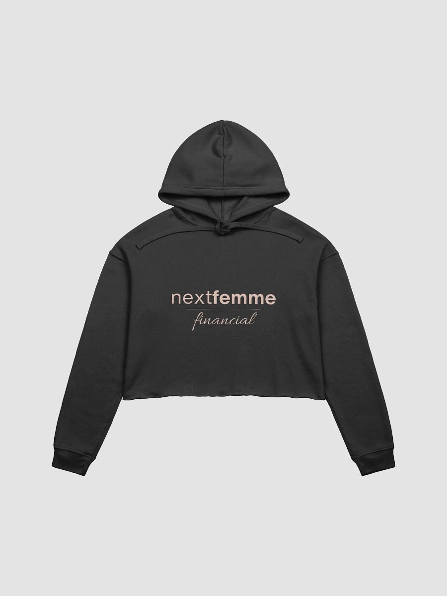 Cozy Crop Hoodie with Pink Logotype product image (1)