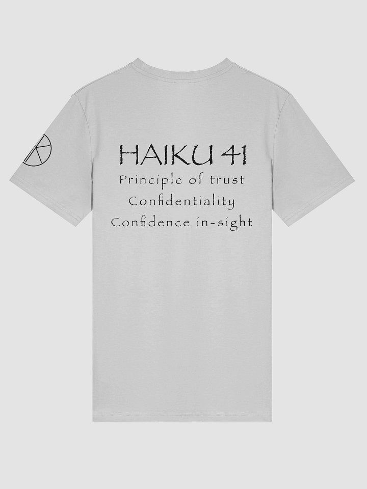 HAIKU 41 ORGANIC UNISEX TEE product image (2)