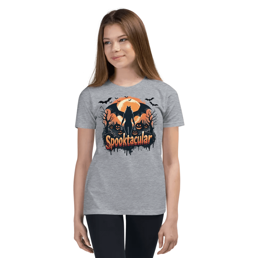 Spooktacular Cat Moonlight Kids T-Shirt product image (17)