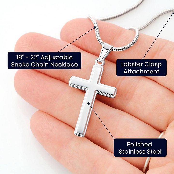 Mom Cross Necklace - A True Sunflower product image (2)