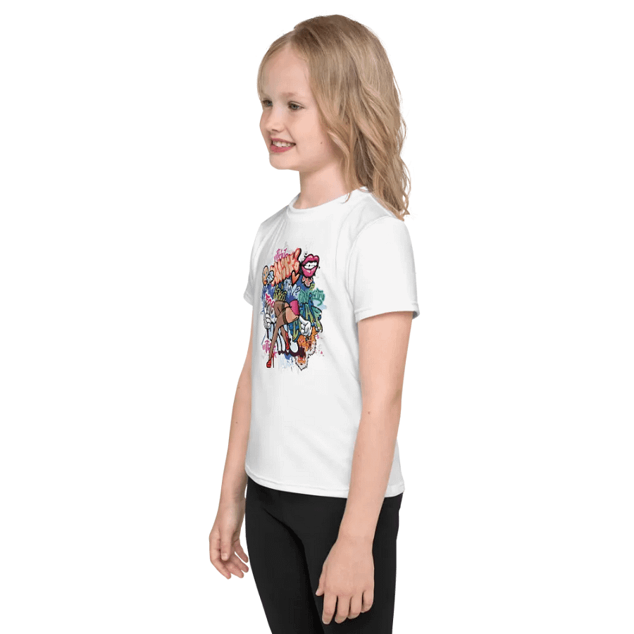 Street Graffiti Kids Crew Neck T-Shirt product image (3)