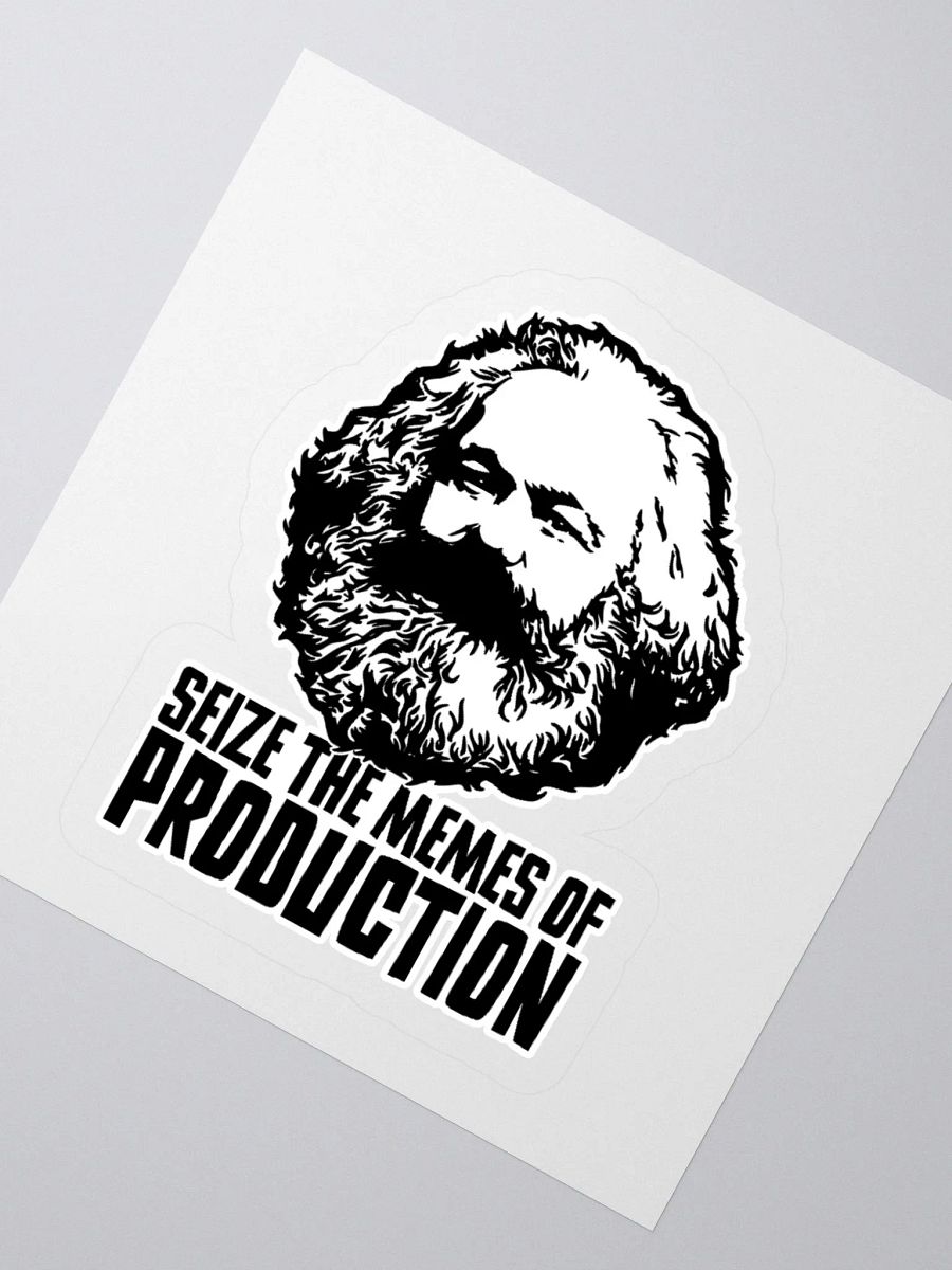 Seize the Memes of Production | Funny Karl Marx Sticker product image (4)