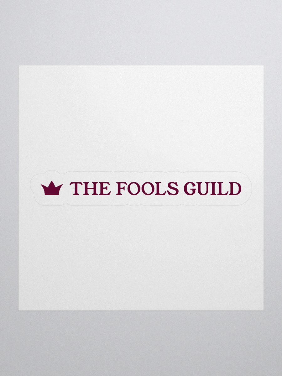 The Fools Guild Logo Sticker product image (3)