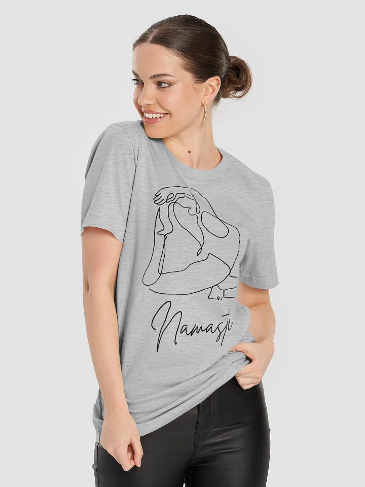 Flexible Yoga Namaste Line Art Supersoft Tee product image (1)