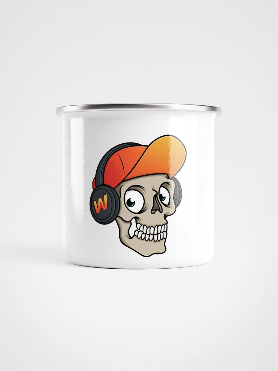 Woolfener Skull Logo Enamel Mug product image (5)