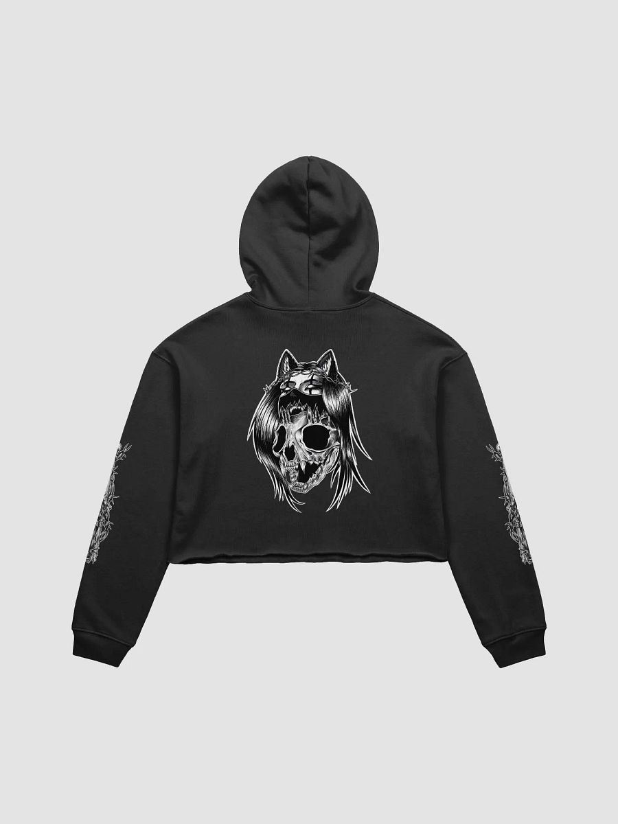Metal Skull n' Bones Cropped Hoodie product image (1)