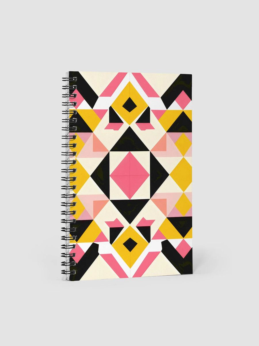 Geometric Harmony Spiral Notebook product image (1)