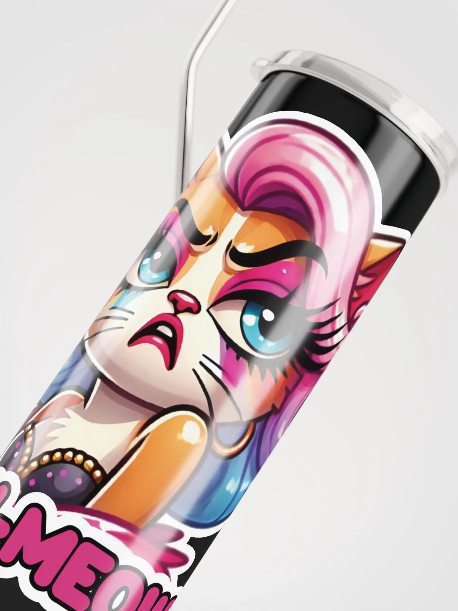 Eww-Meow! 20oz/600ml Slim Tumbler product image (7)