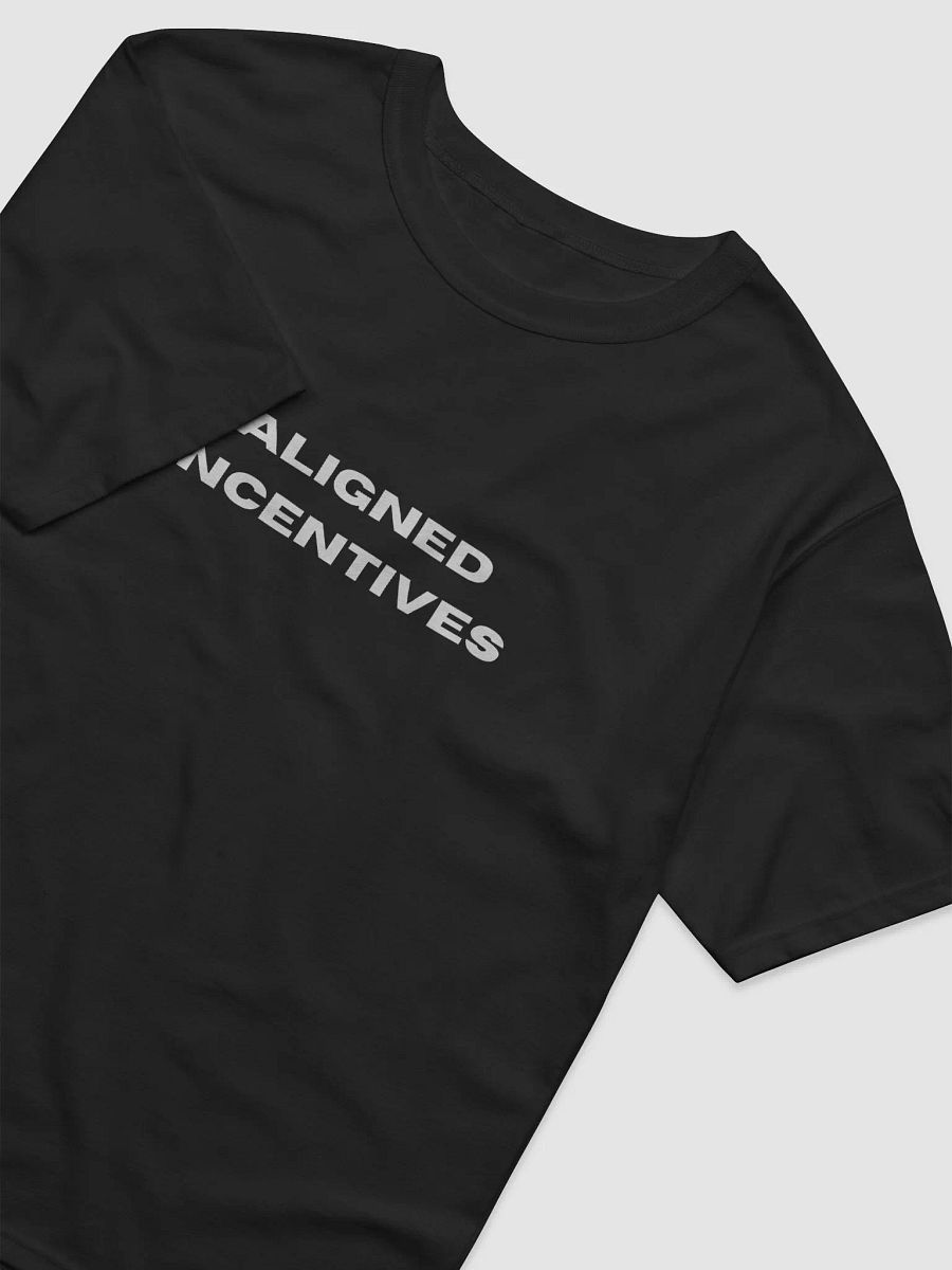 Aligned Incentives Typography SS Tee - Black product image (4)