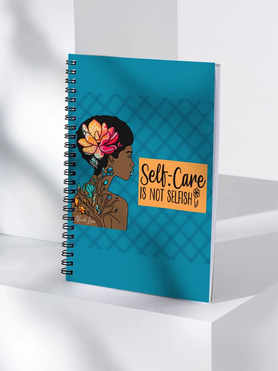 Floral Self-Care Spiral Notebook product image (4)