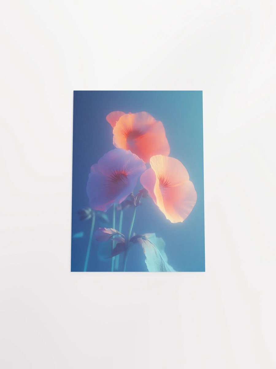 Ethereal Pansy Flower Matte Art Print product image (4)