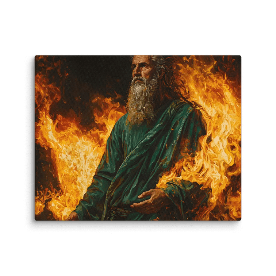 Meshach Courage in the Furnace - Faith Under Fire Wall Art product image (2)