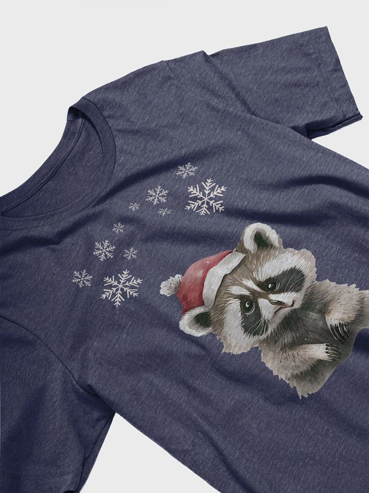 Santa Raccoon T-shirt product image (2)