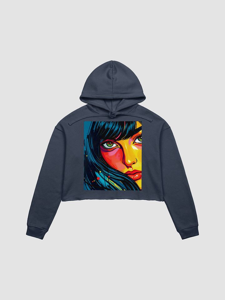 Cozy Chic: Bella+Canvas Fleece Crop Hoodie product image (1)