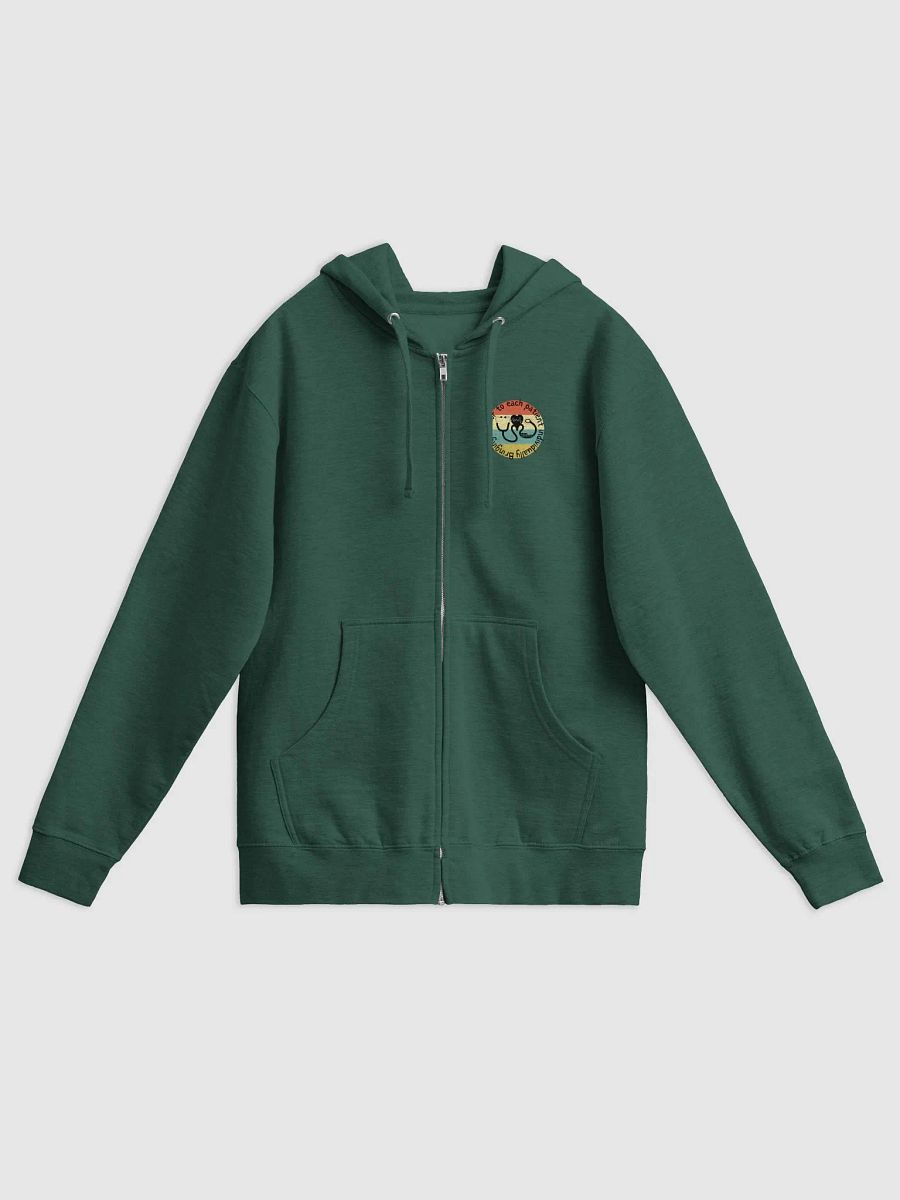 Bringing humor to each patient individually Retro Zip-Up Hoodie product image (2)