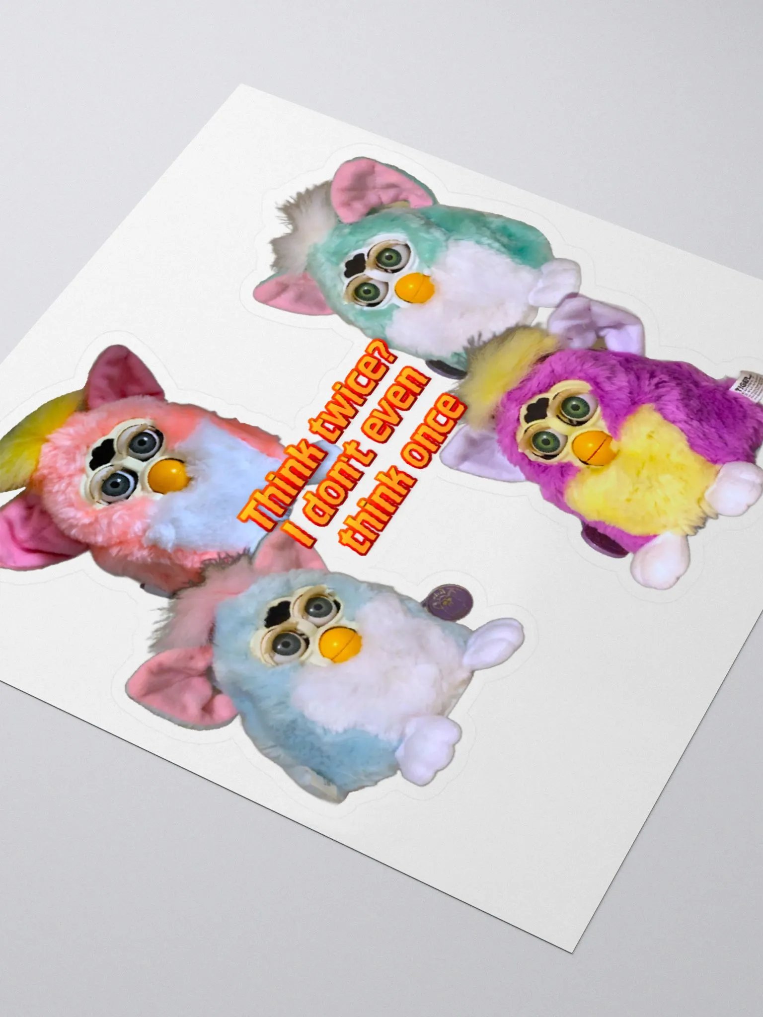 Think Twice Sticker product image (3)