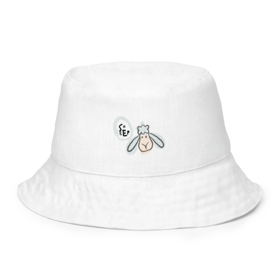 Fluffy Sheep All-Over Reversible Bucket Hat product image (1)