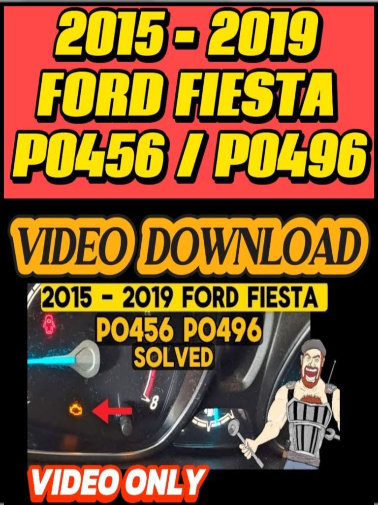 2015 - 2019 FORD FIESTA P0456 P0496 - SOLVED - HIGH PURGE FLOW | 2015 2016 2017 2018 2019 product image (1)