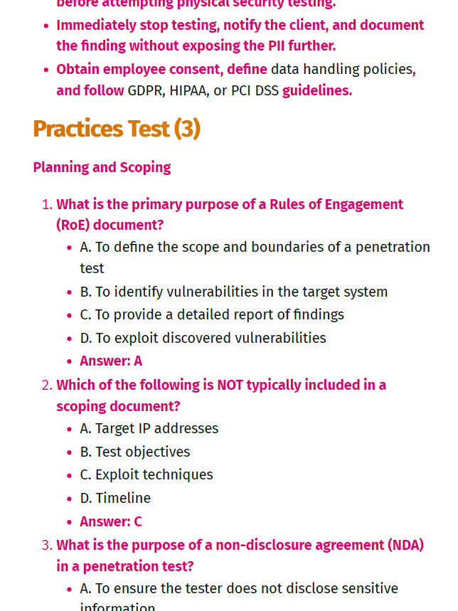 COMPTIA Pentest+ Practice Test product image (5)