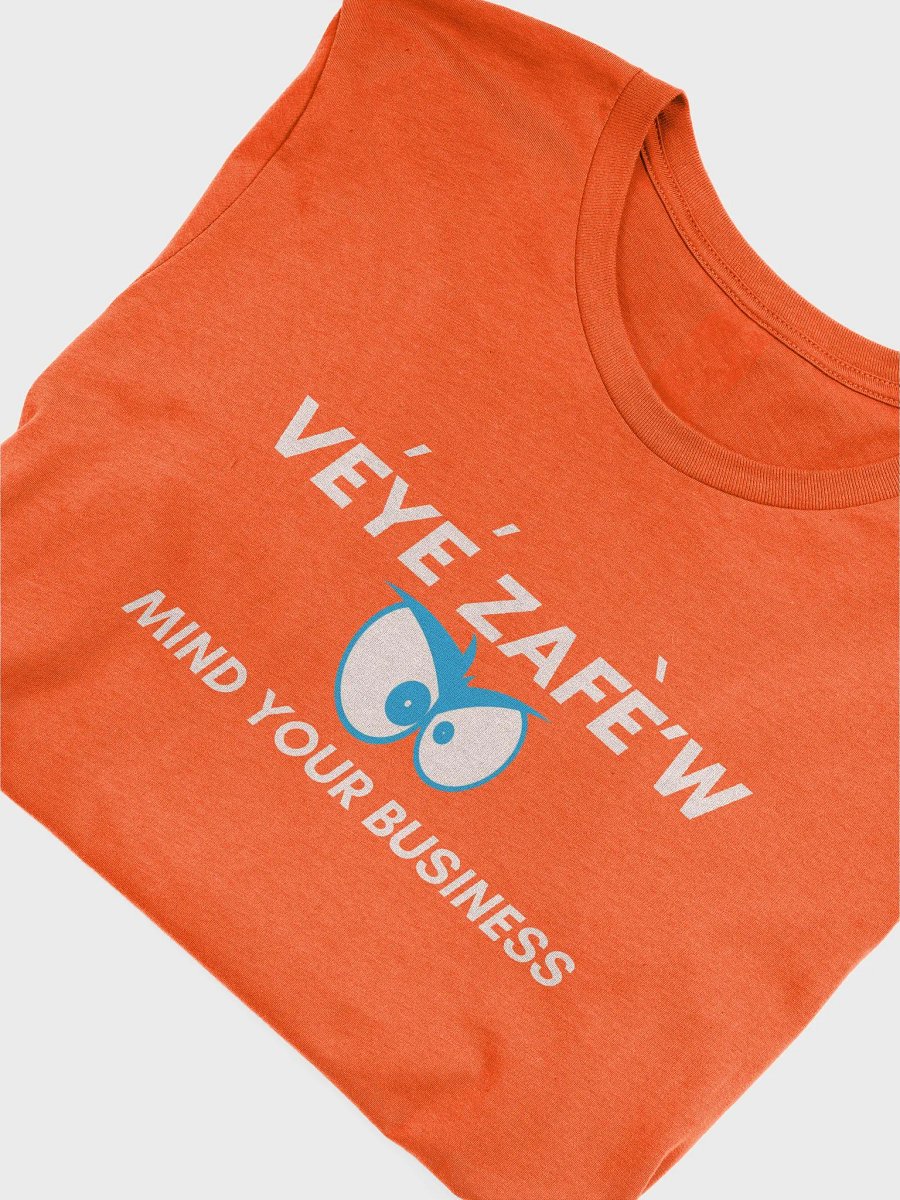 Veye Zafe'w Cartoonish Blue Eyes Unisex T-Shirt product image (7)