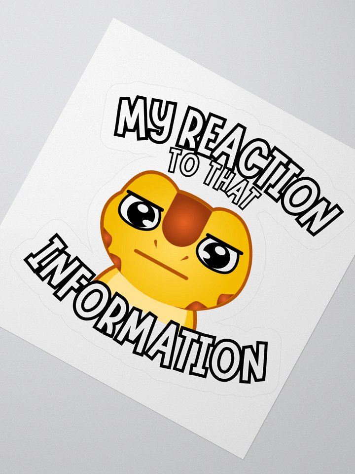 My Reaction To That Information product image (4)
