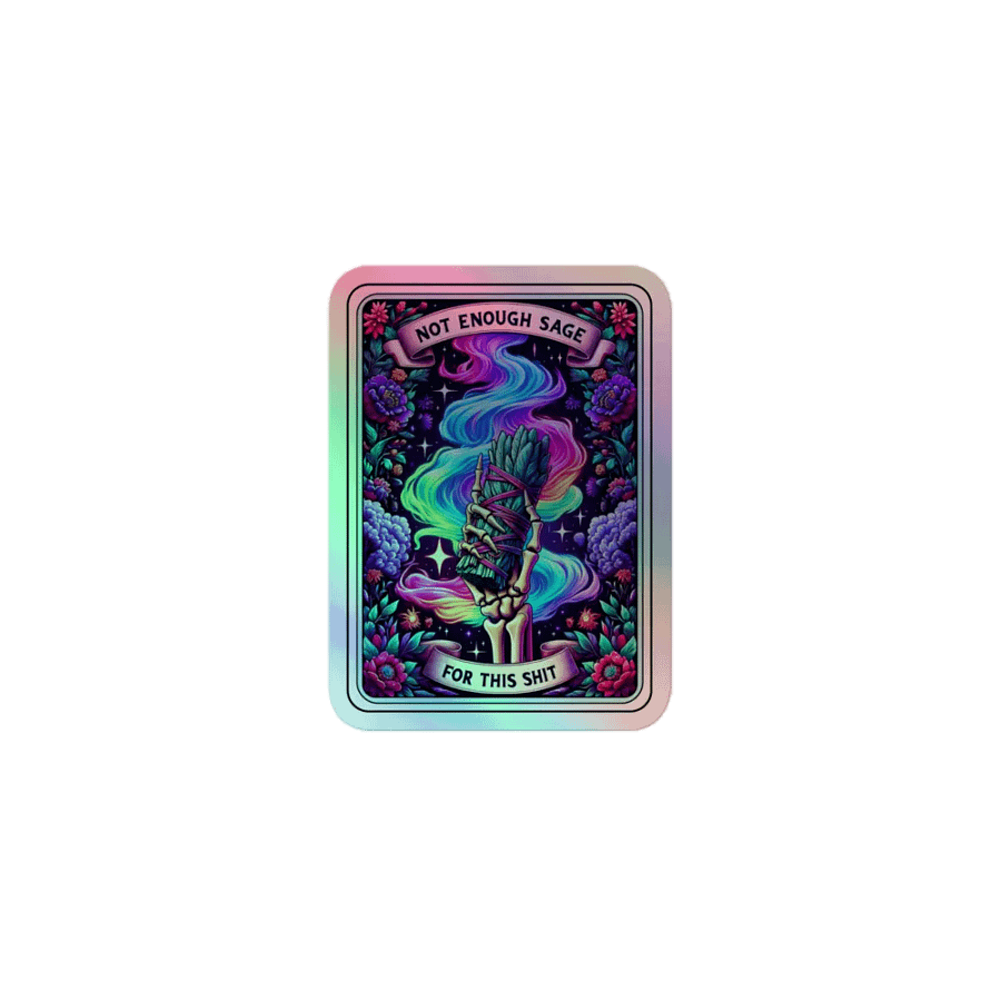 Mystical Sage Holographic Sticker Sheet product image (1)