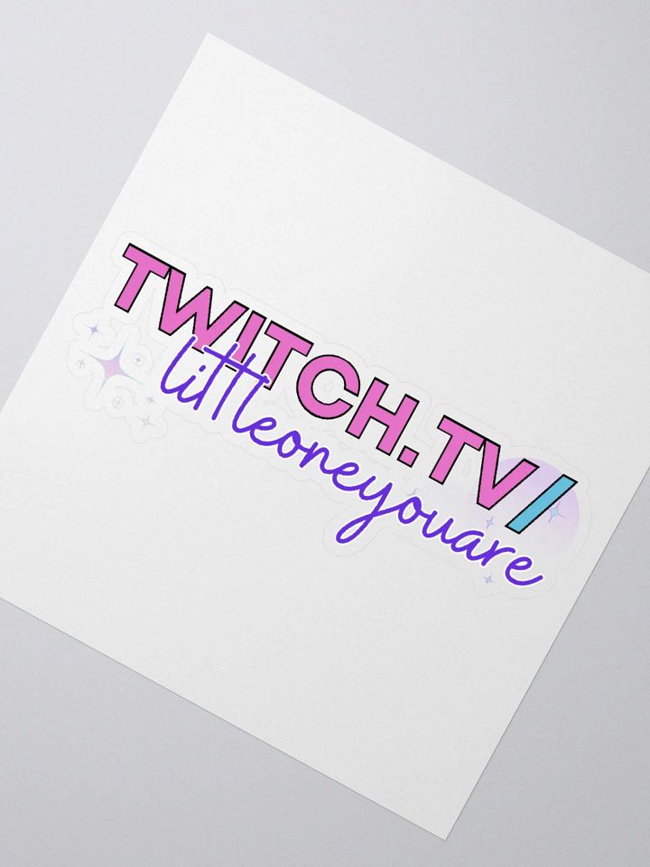 Twitch Channel Sticker Non-Holographic product image (2)