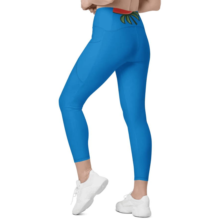 Sunset Bliss Crossover Leggings with Pockets product image (12)