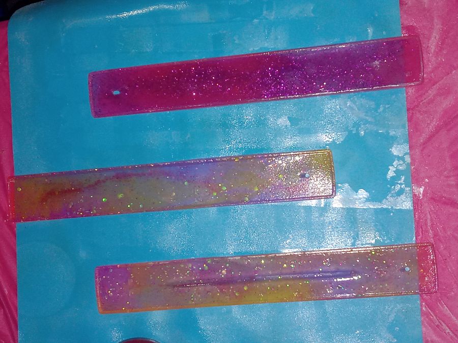 Champagne Gold Epoxy Resin Incense Holders product image (2)