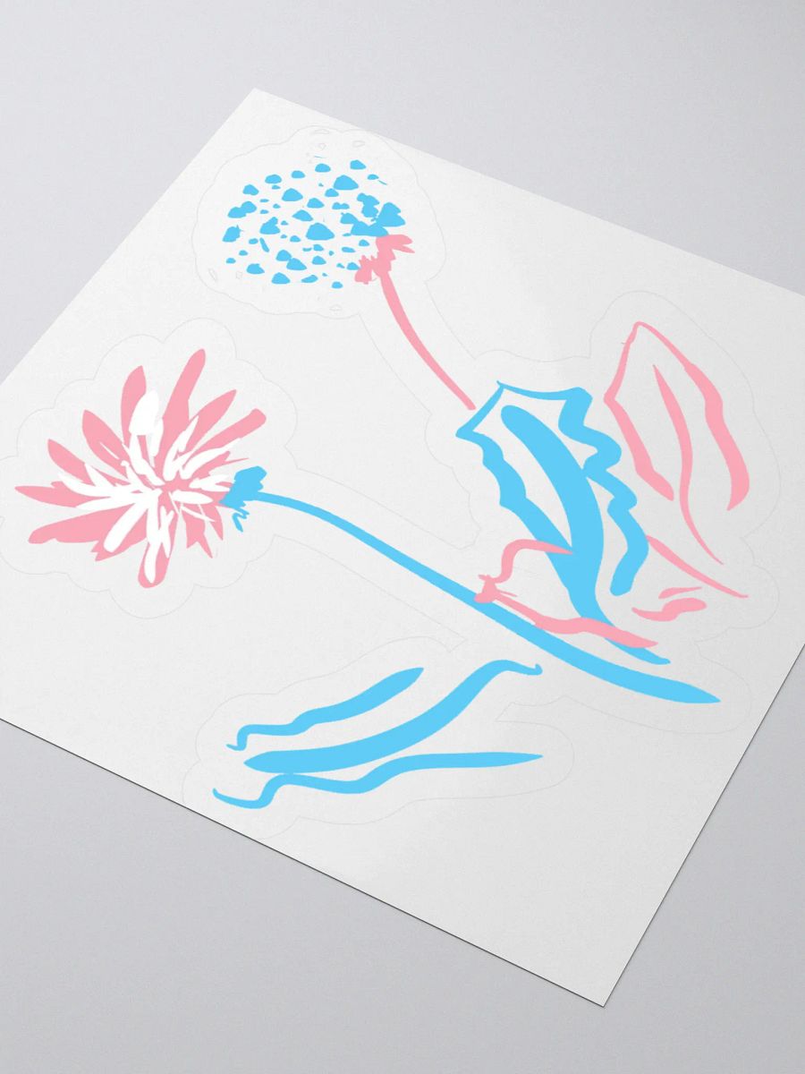 Trans Dandelions Sticker product image (3)