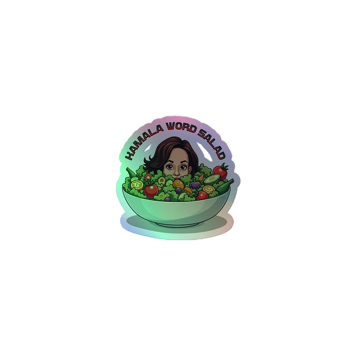 Kamala Word Salad Holographic Sticker Sheet product image (1)