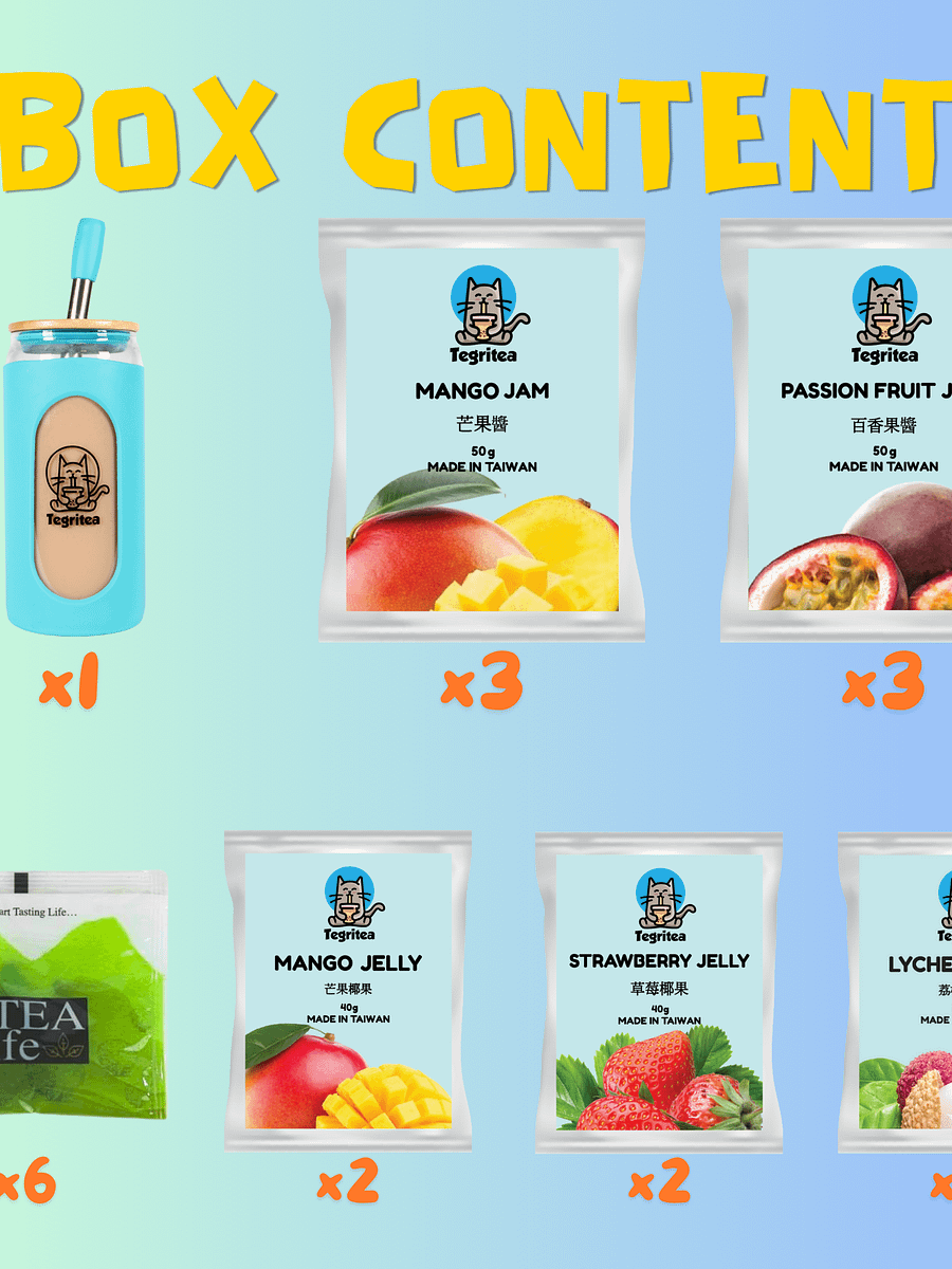 Passion Fruit/Mango Green Tea Kit w/ Cup (6 Servings) product image (2)
