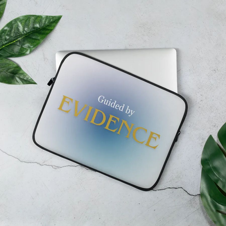 Guided by Evidence Laptop Sleeve product image (3)