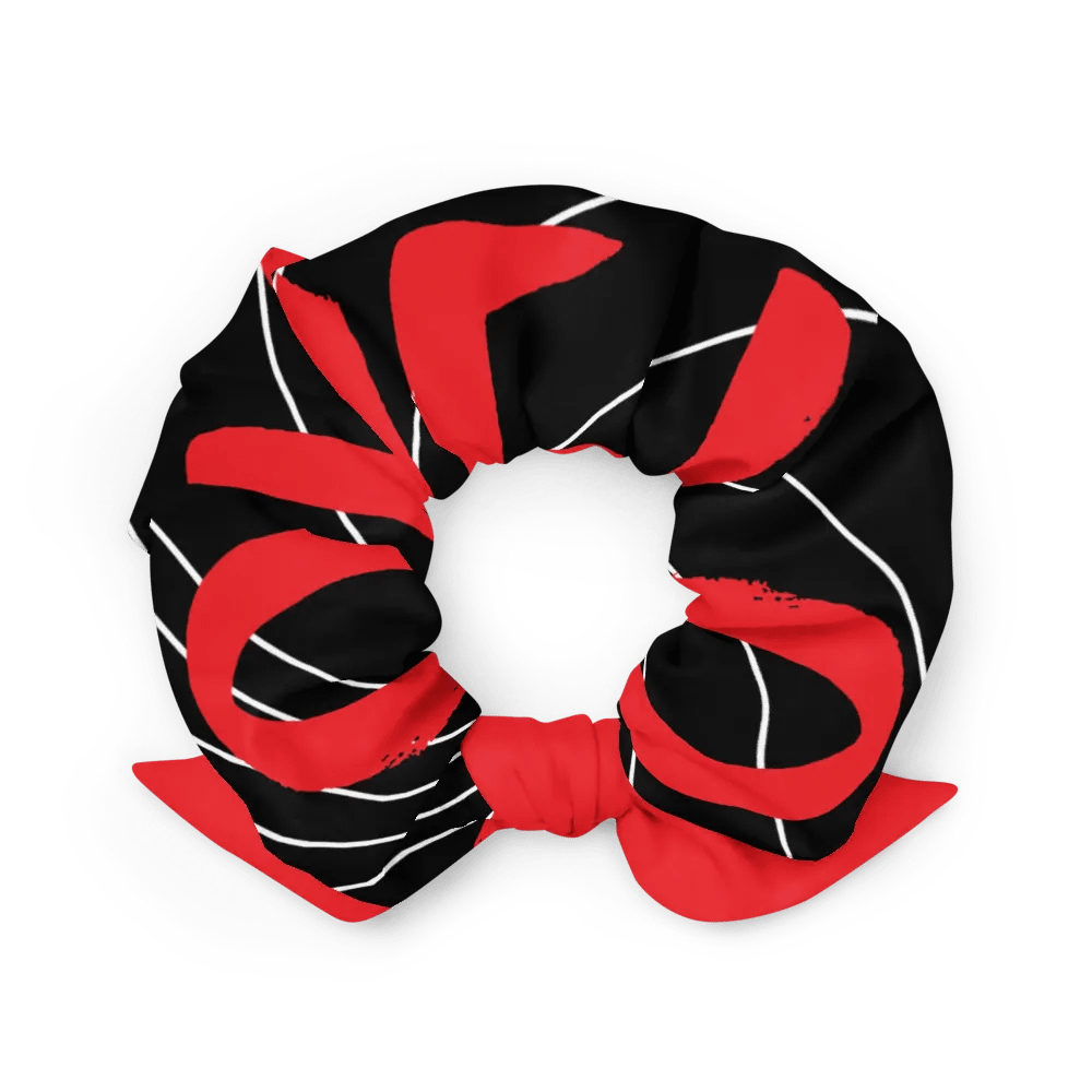 Graph Grid All-Over Print Scrunchie product image (2)