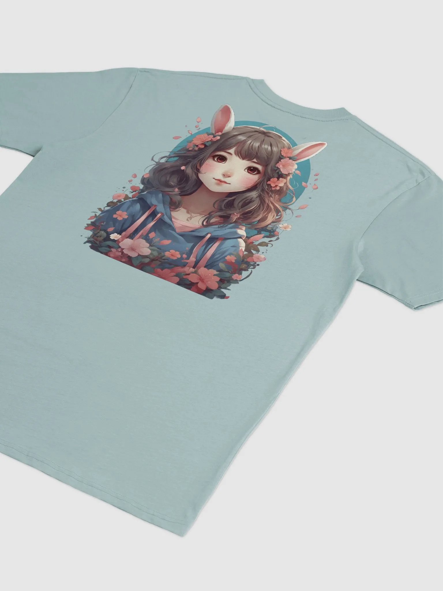 Kawaii Whimsical Floral Bunny Hoodie product image (28)