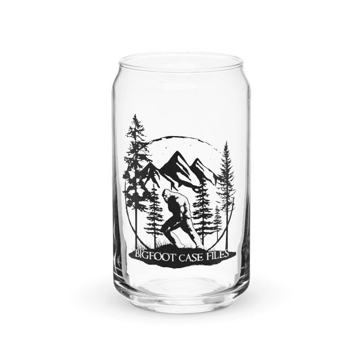 BIGFOOT CASE FILES BLACK LOGO CAN GLASS product image (1)